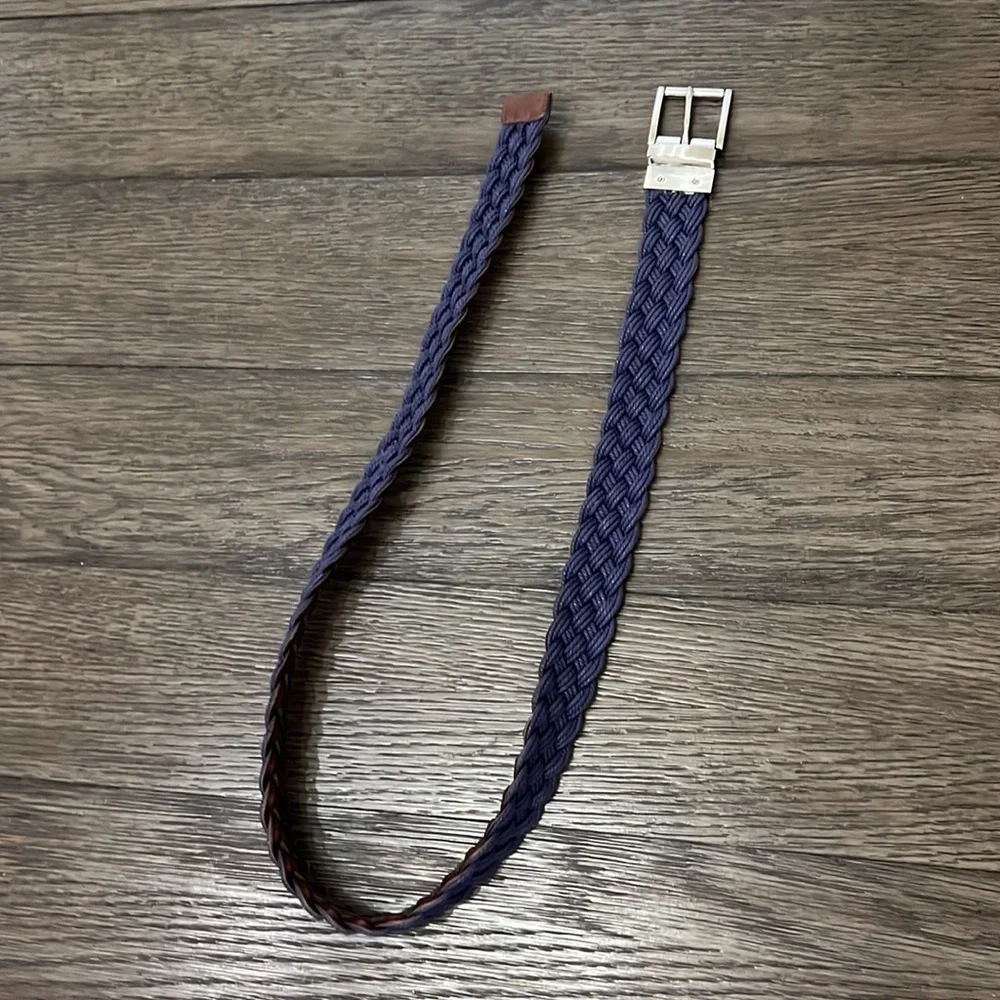 Boys braided reversible belt